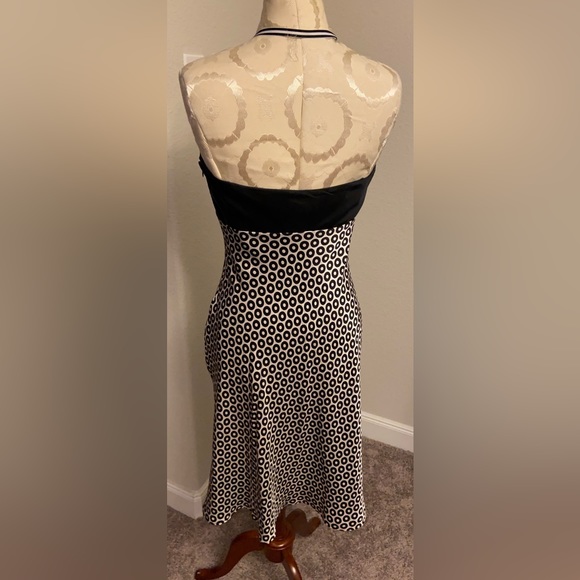 Laundry by Shelli Segal Silk Strapless Evening Cocktail Party Dress Retro Size 8 - Picture 5 of 8